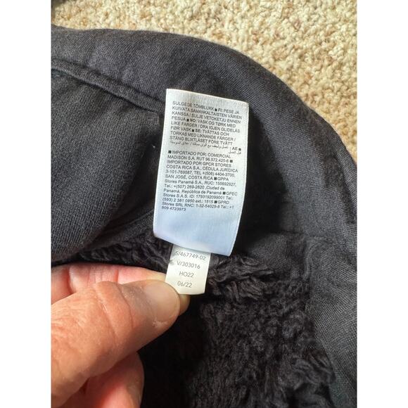 ATHLETA Black Westbound Sherpa Faux Suede Jacket/Coat, Medium - Picture 9 of 11